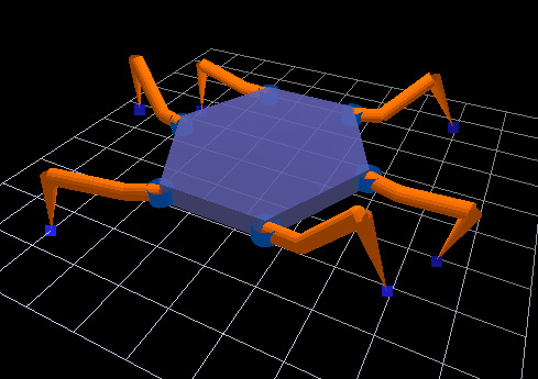 3D Модель гексапода