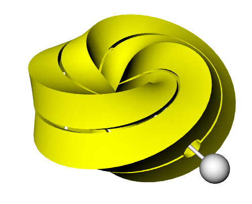 3D Мебиус Кольцо Мебиуса